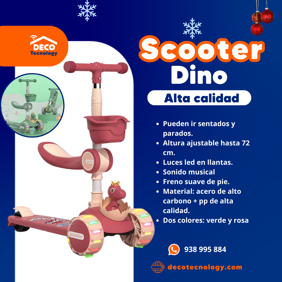 SCOOTER DINO 2 EN 1